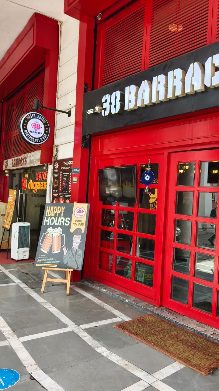 38 Barracks Restaurant and Bar- Connaught Place restaurant