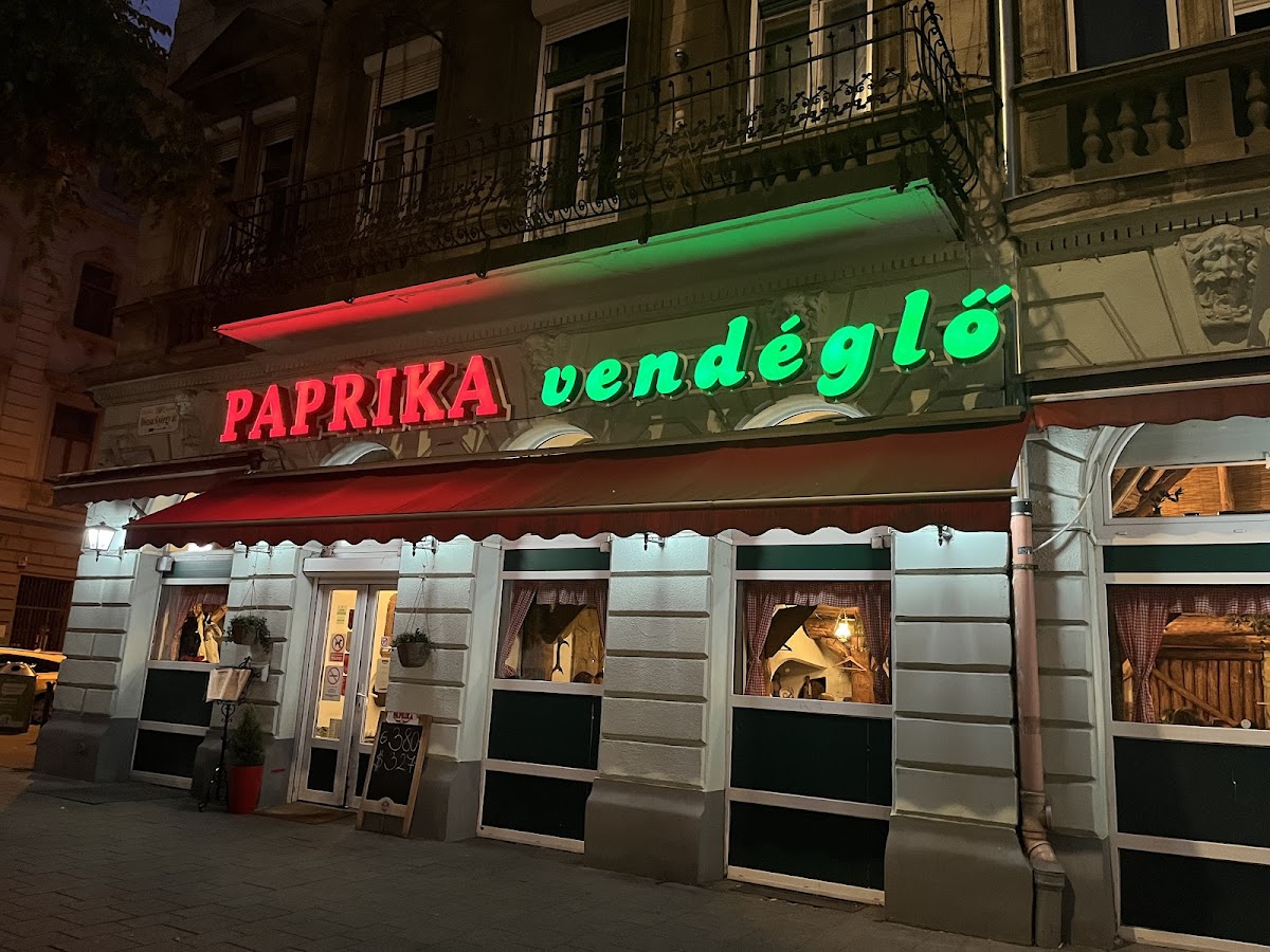 Paprika Vendéglő restaurant